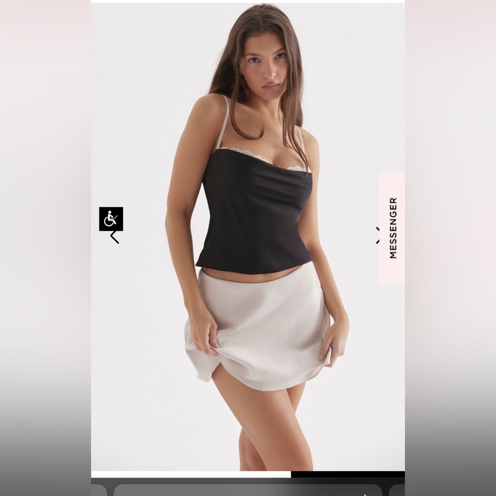 House of CB Eli top and Malala Skirt, XS